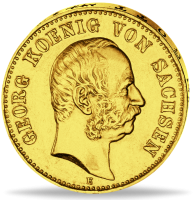 Königreich Sachsen, 20 Mark 1903 (J.266), König Georg - Münze Vorderseite Königreich Sachsen, 20 Mark 1903 (J.266), König Georg - Münze Vorderseite