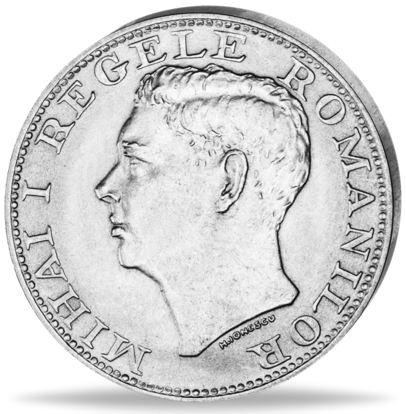 Königreich Rumänien, 500 Lei 1944, König Michael I. - Münze Vorderseite
