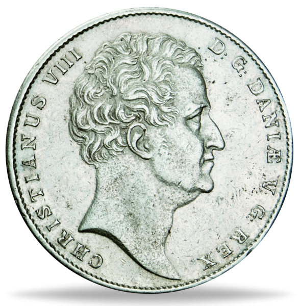 DÄNEMARK, Speciesdaler 1847 FF - Münze Vorderseite