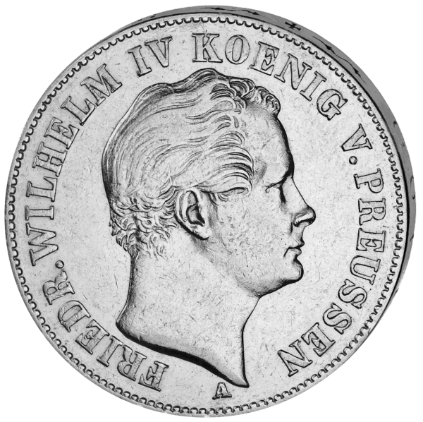 Thun 257 1851 - Vorderseite Münze