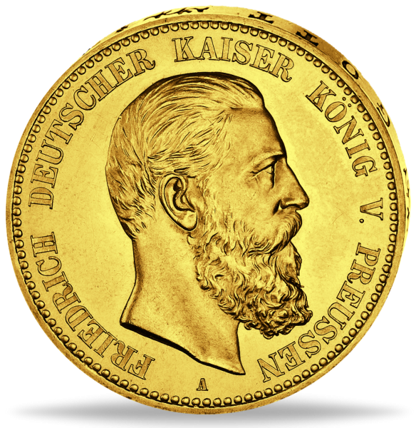 20 Mark Friedrich III. - Vorderseite Münze