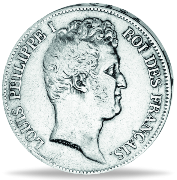 5 Französische Franc Louis-Philippe I. - ohne Kranz - Münze Vorderseite