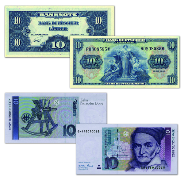 Die erste und letze 10 DM-Banknote