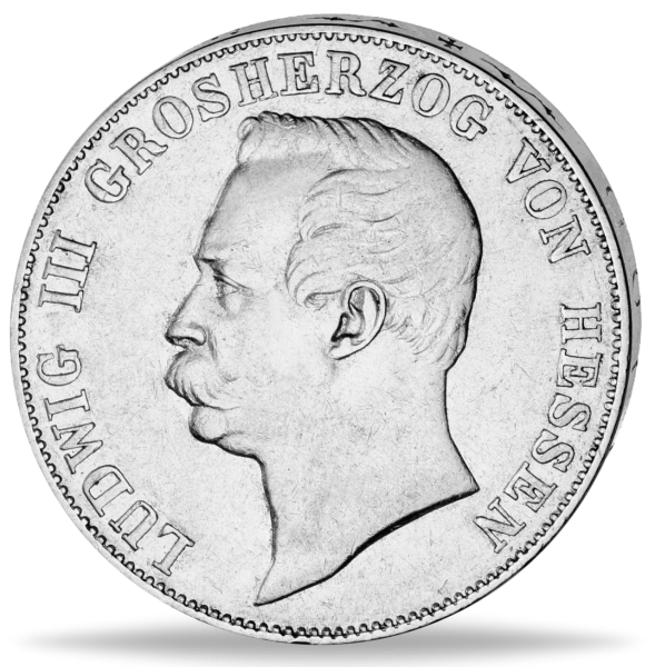 Vereinstaler Ludwig III. Thun 200 - Münze Vorderseite
