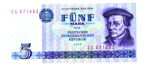 5 Mark DDR Banknote