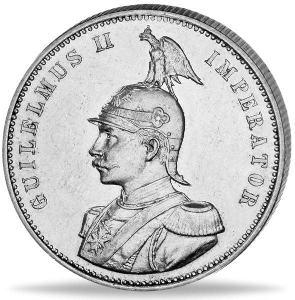 1 Rupie Deutsch-Ostafrika, Löwe und Palme 1890 - Silber - Münze Vorderseite