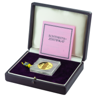 DDR, 10 Mark 1985, 40 Jahre Kriegsende, PP - Münze in Kassette DDR, 10 Mark 1985, 40 Jahre Kriegsende, PP - Münze in Kassette