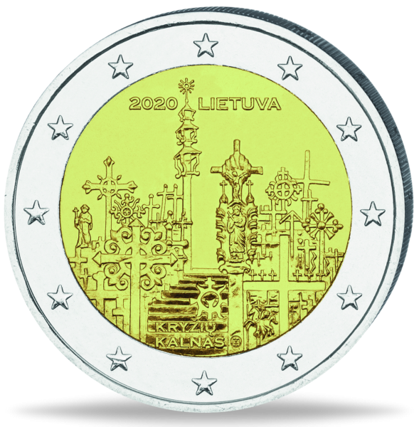 2 E Berg der Kreuze - Münze Vorderseite