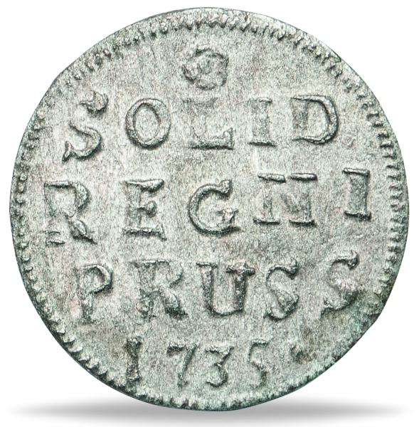 1 Solidus Friedrich Wilhelm I - Vorderseite Münze