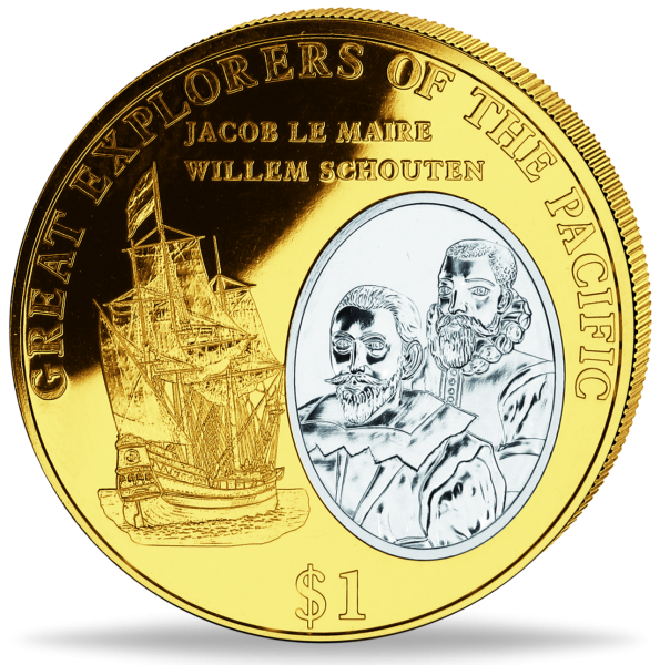 1 Dollar Le Maire & W. Schouten - Vorderseite Münze