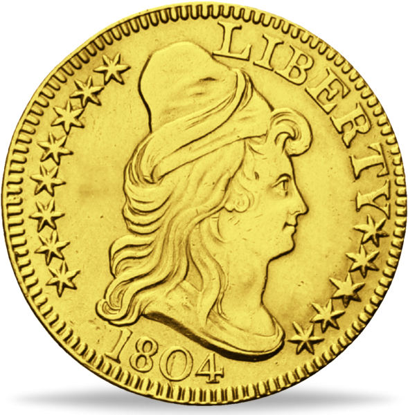 5 Dollar Liberty Head Cap Head - Münze Vorderseite