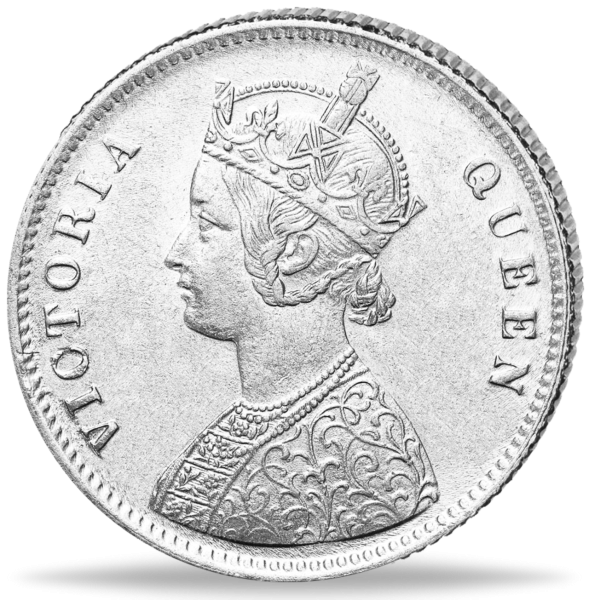 1 Rupie Victoria Empress - Vorderseite Münze