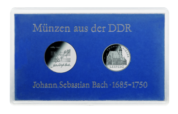 DDR-Themensatz 1984, Johann Sebastian Bach (2 Mz.) - Stempelglanz