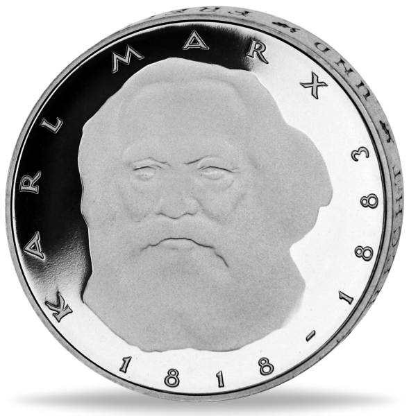 5 DM 1983 Karl Marx - Vorderseite deutsche BRD Münze
