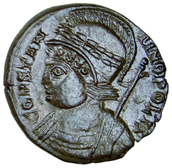 Follis Konstantin - Vorderseite Münze
