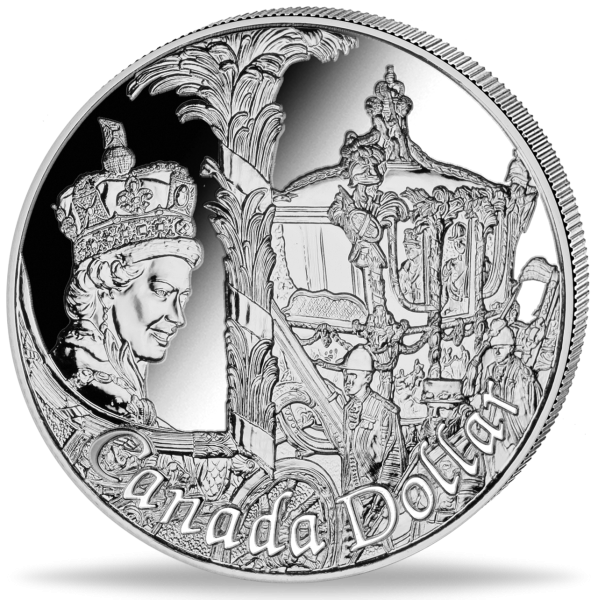 1 CAN-$ Thronjubiläum - 2002 - Münze Vorderseite