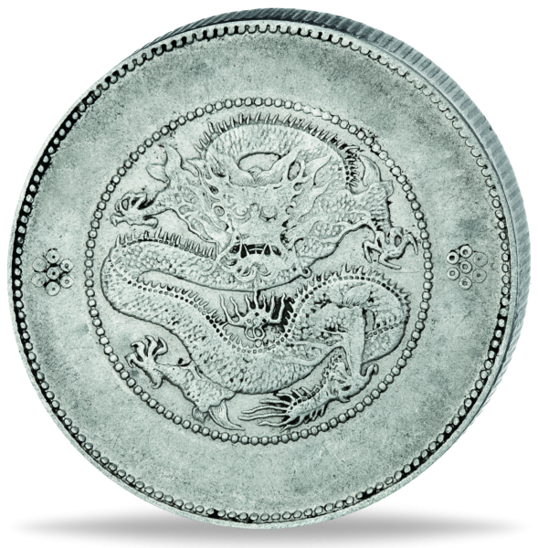 50 Cent Drache - Vorderseite Münze