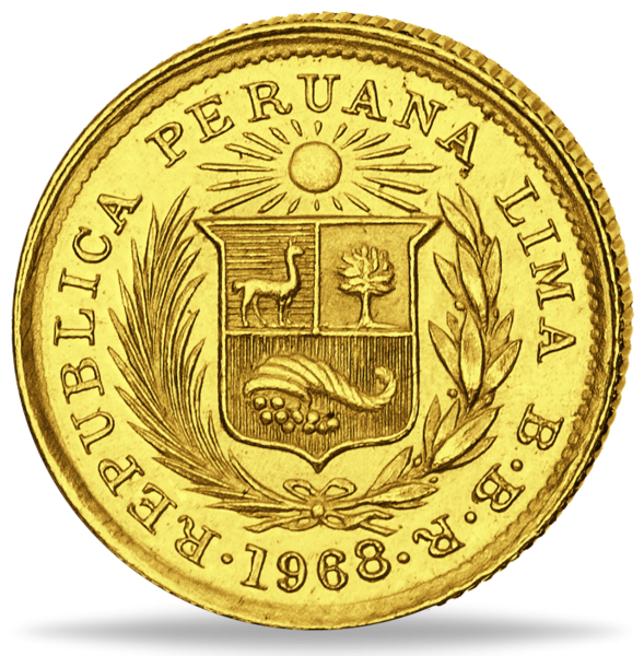 1/5 Libra Indianerkopf - Münze Rückseite