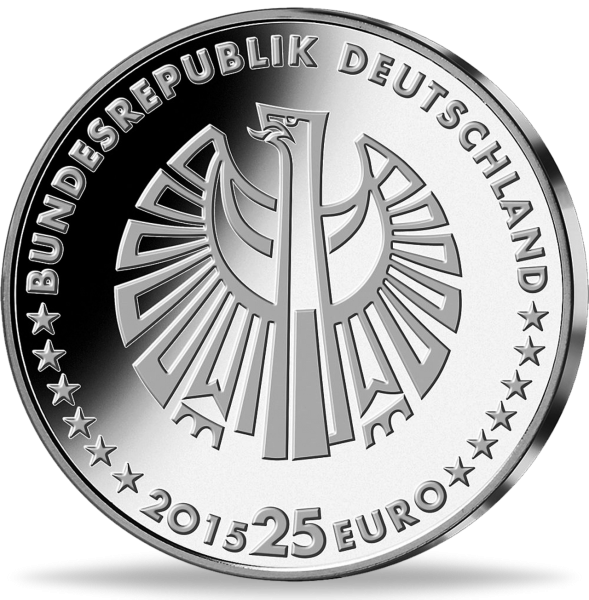 25 Euro 25 Jahre Deutsche Einheit -Münze Rückseite
