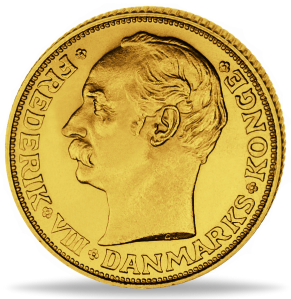 20 Dänische Kronen Frederik VIII - Vorderseite Münze