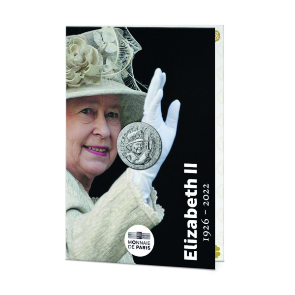 10 Euro 100. Geburtstag Eliazbeth II, 2026, Silber, st - Münzkarte