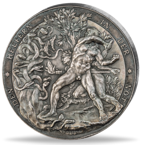 Medallie Hamburg 1892 - Vorderseite