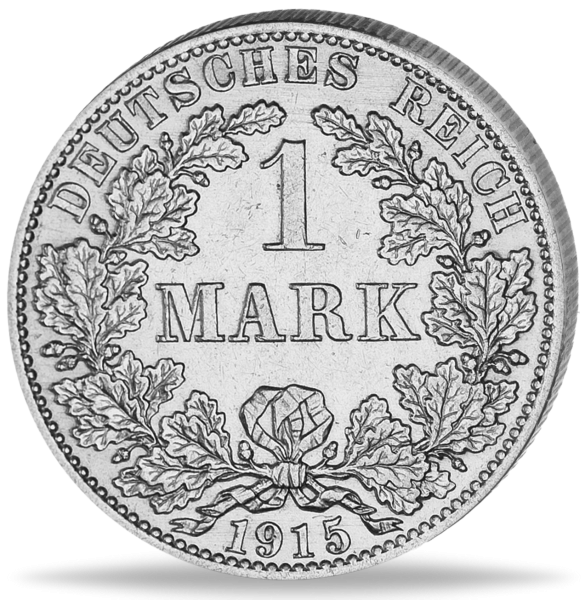 1 Mark Silber großer Adler Jaeger 17 - Münze Vorderseite