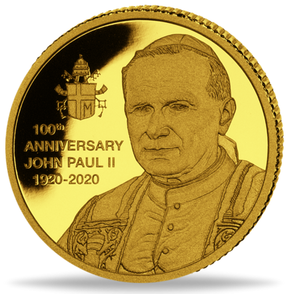 10 Francs Johannes Paul II - Münze Vorderseite