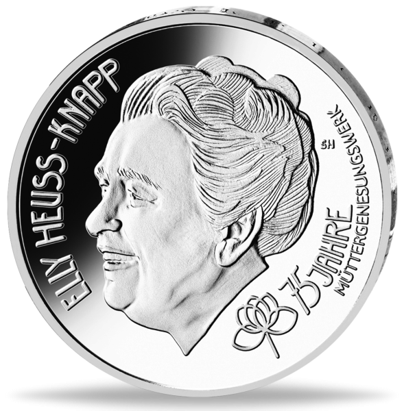 20 Euro Elly Heuss-Knapp, 2025, Silber, PP - Münze Vorderseite