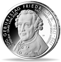 10 Euro 300 Geburtstag Friedrich des Großen - Münze Vorderseite 10 Euro 300 Geburtstag Friedrich des Großen - Münze Vorderseite