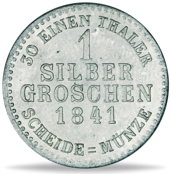 1 Silbergroschen Kurfürstentum Hessen-Kassel - Münze Vorderseite