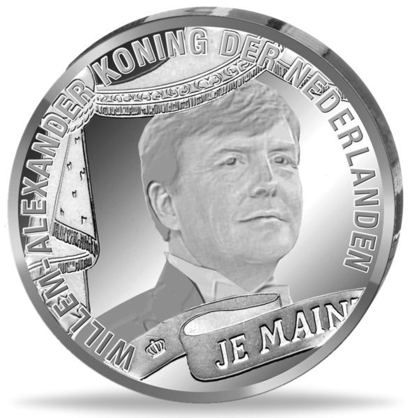 10 Euro „Königszehner - Willem-Alexander“ - Münze Vorderseite