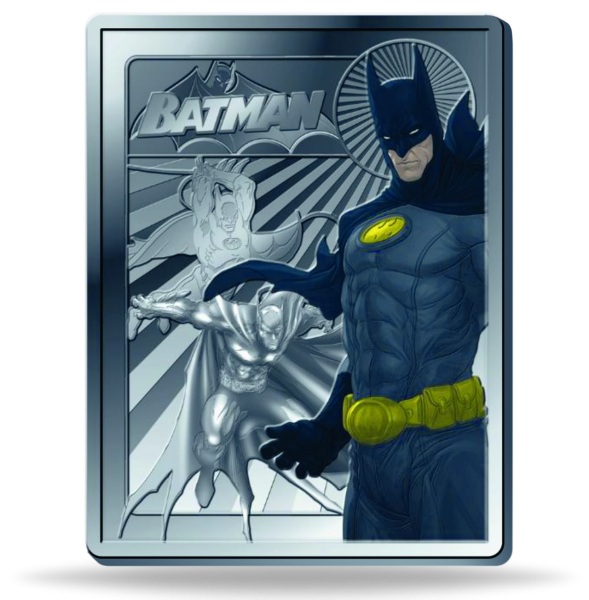 Frankreich, 10 Euro Batman, 2025, Silber, PP, Farbappli. - Münze Vorderseite
