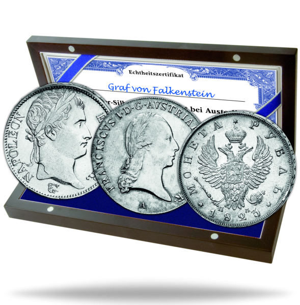 3-Kaiser-Silbersatz „Schlacht bei Austerlitz“ - Satzbild