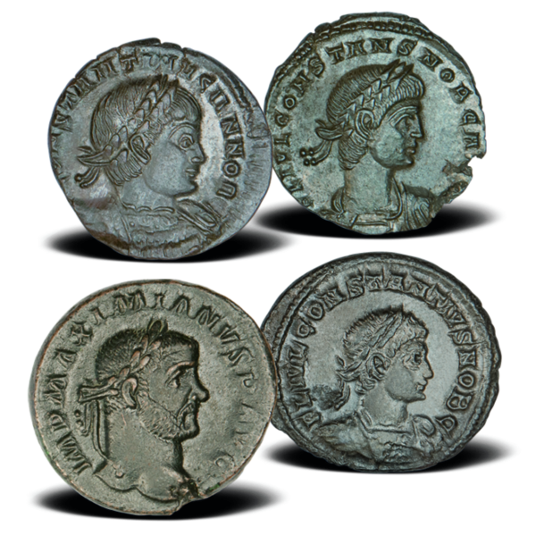 4x Follis Constantin Söhne - Satzbild
