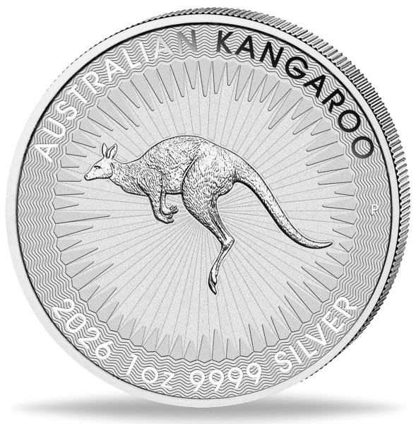 1 Dollar Känguru/Kangaroo 1 Unze Silber - Münze Vordersete