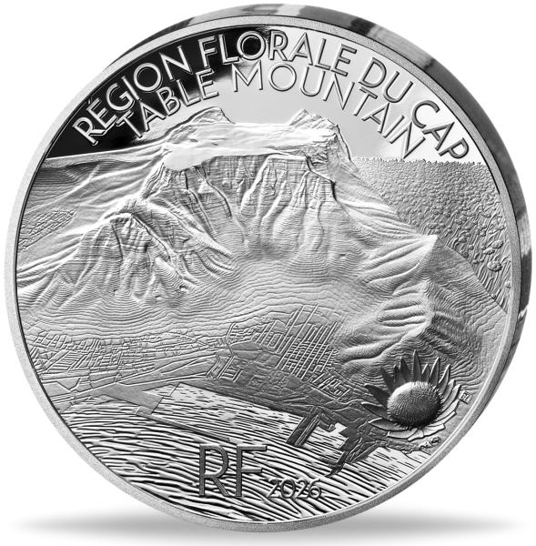 Frankreich, 10 Euro Tafelberg, 2026, Silber, PP - Münze Vorderseite