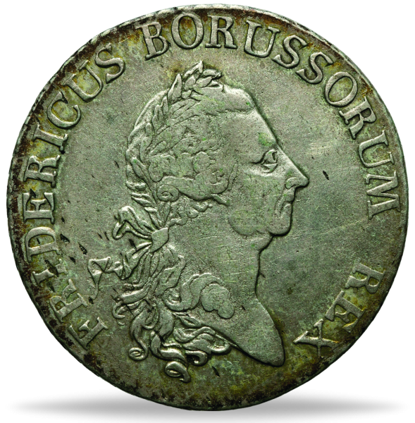 Königreich Preußen, Taler 1781, König Friedrich II. der Große Münze Vorderseite