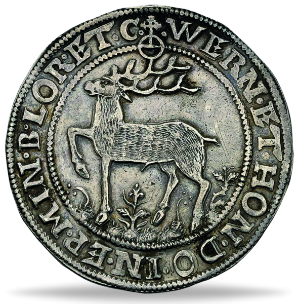 Grafschaft Stolberg-Stolberg, Reichstaler 1624 Vorderseite