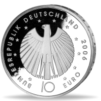 10 Euro FIFA Fußball-WM - Rückseite Münze 10 Euro FIFA Fußball-WM - Rückseite Münze