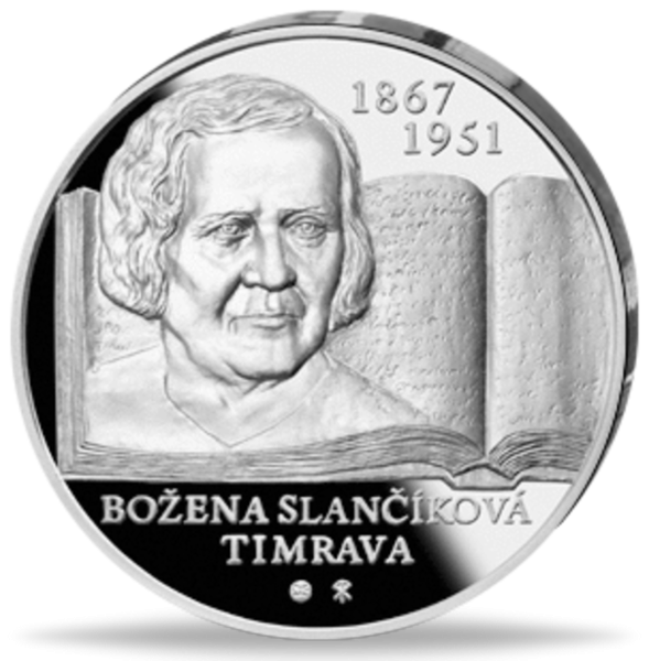 10 Euro 150. Geb. Bozena Slancikova - Münze Vorderseite