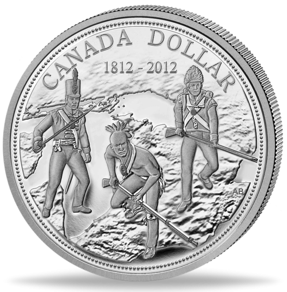 1$ Krieg von 1812/200 Jahre - Münze Vorderseite
