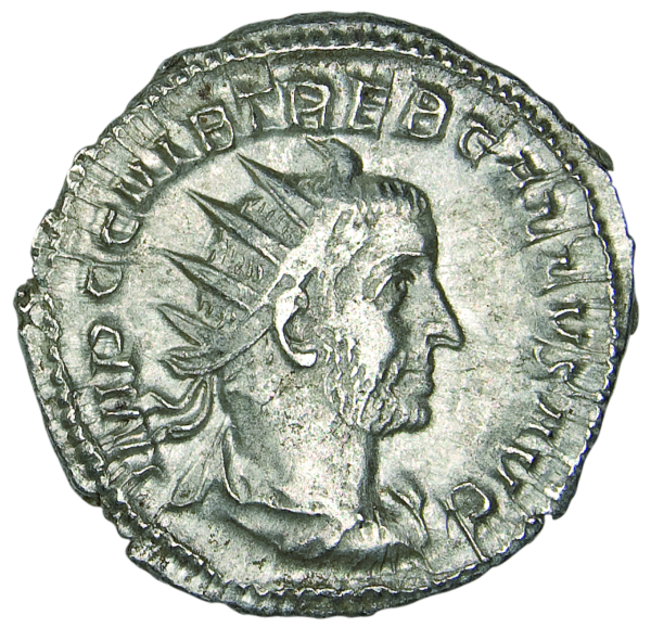 1 Antoninian Trebonianus Gallus - Münze Vorderseite