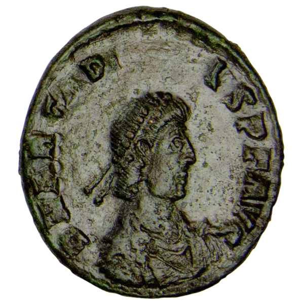 1/2 Centenionales Kaiser Arcadius - Münze Vorderseite