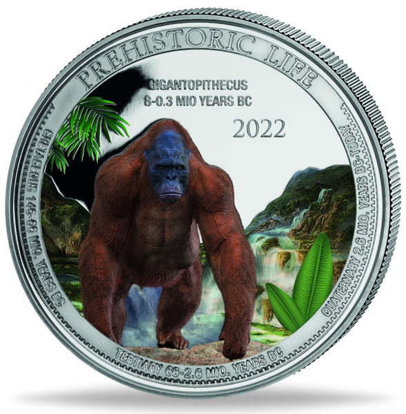 20 Francs Gigantopithecus - Münze Vorderseite