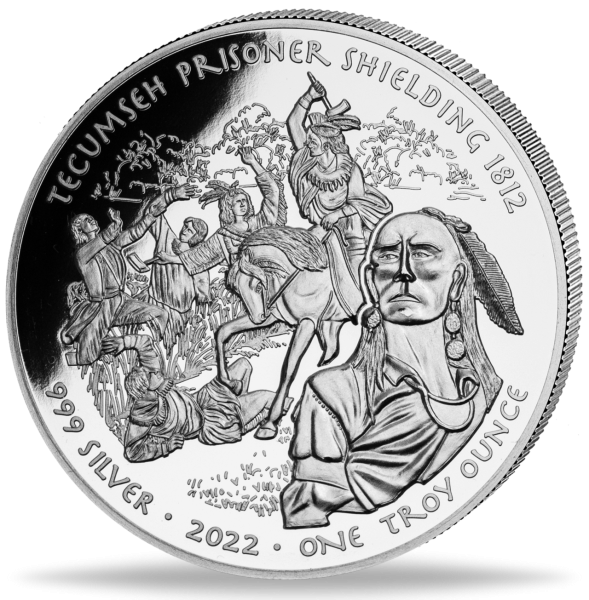 1 Dollar Tecumseh 1812 - Vorderseite Münze