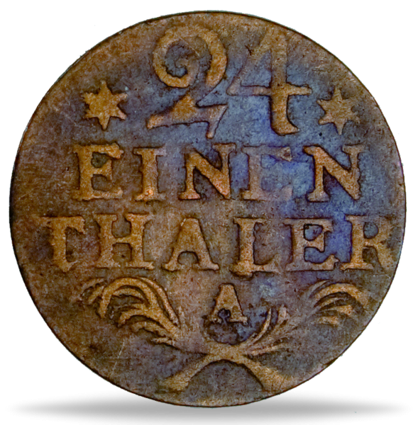 1 24 Taler Preußen 1764 - 86 - Vorderseite Münze