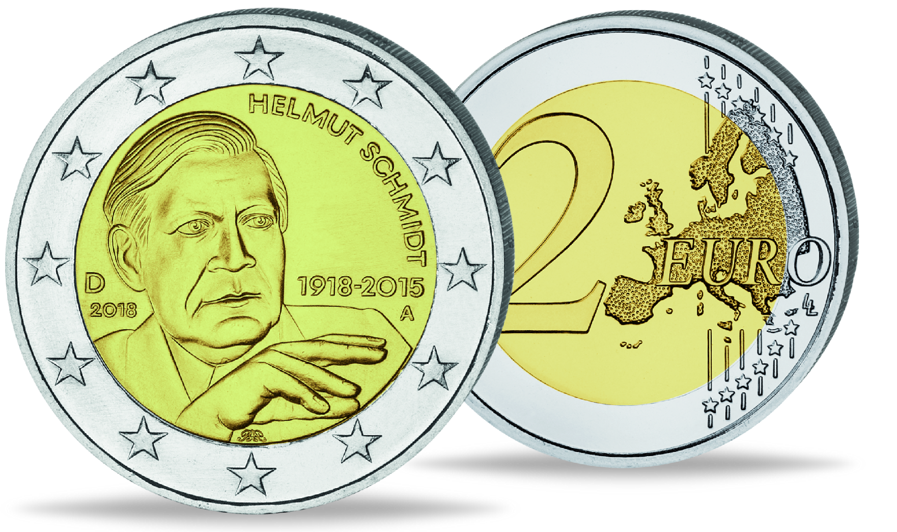 2 Euro „100. Geburtstag Helmut Schmidt“ EmporiumMerkator 2 Euro „100. Geburtstag Helmut Schmidt“ EmporiumMerkator