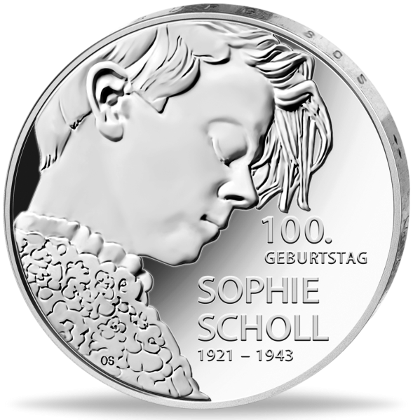 20 Euro Sophie Scholl - Vorderseite