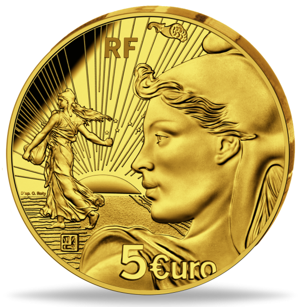 5 Euro Saeerin 20 Jahre Euro - Münze Vorderseite